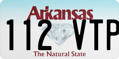 AR license plate 112VTP