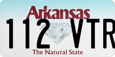 AR license plate 112VTR