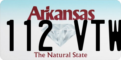 AR license plate 112VTW