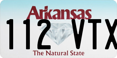 AR license plate 112VTX
