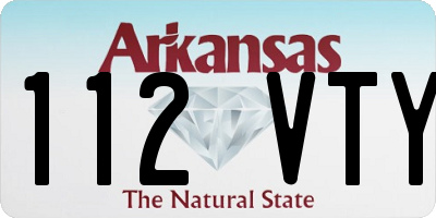 AR license plate 112VTY