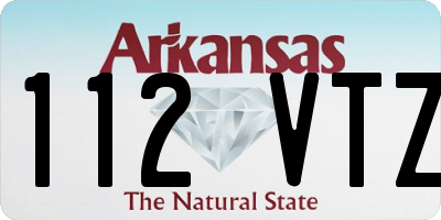 AR license plate 112VTZ