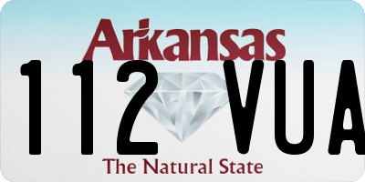 AR license plate 112VUA