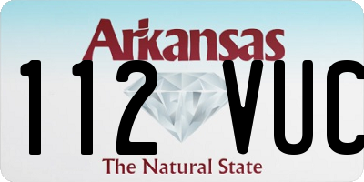 AR license plate 112VUC