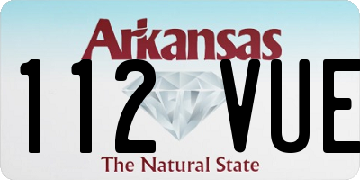 AR license plate 112VUE