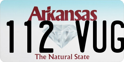 AR license plate 112VUG