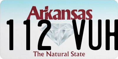 AR license plate 112VUH