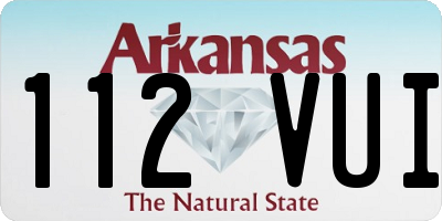 AR license plate 112VUI
