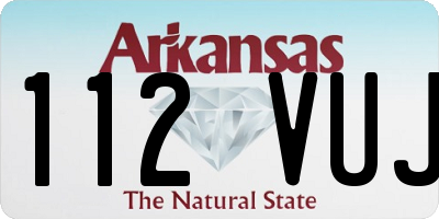 AR license plate 112VUJ