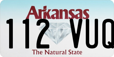 AR license plate 112VUQ