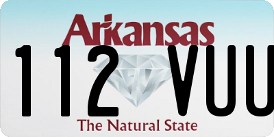 AR license plate 112VUU