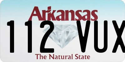 AR license plate 112VUX