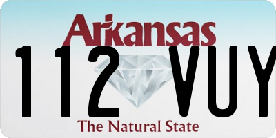 AR license plate 112VUY