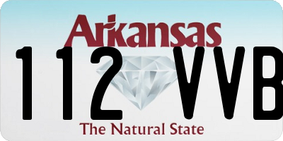 AR license plate 112VVB
