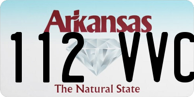 AR license plate 112VVC