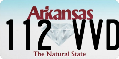 AR license plate 112VVD