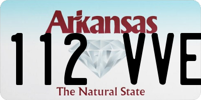 AR license plate 112VVE