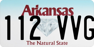 AR license plate 112VVG