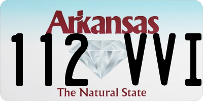 AR license plate 112VVI