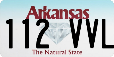 AR license plate 112VVL