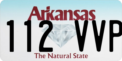 AR license plate 112VVP