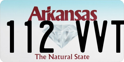AR license plate 112VVT