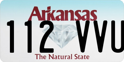 AR license plate 112VVU