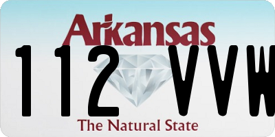 AR license plate 112VVW