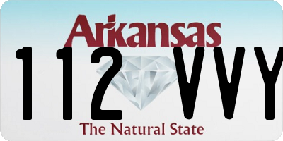 AR license plate 112VVY
