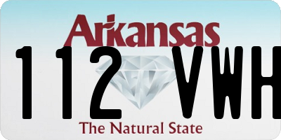 AR license plate 112VWH