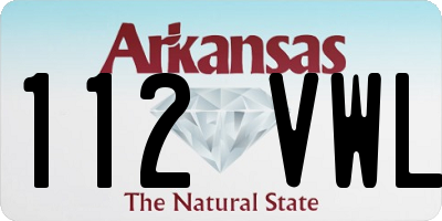 AR license plate 112VWL