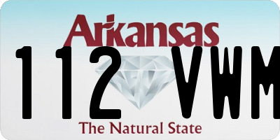 AR license plate 112VWM