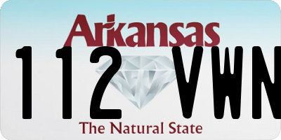AR license plate 112VWN