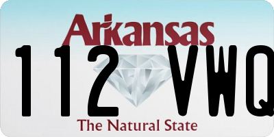 AR license plate 112VWQ
