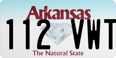 AR license plate 112VWT