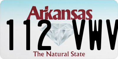 AR license plate 112VWV