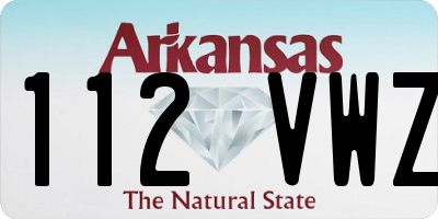 AR license plate 112VWZ