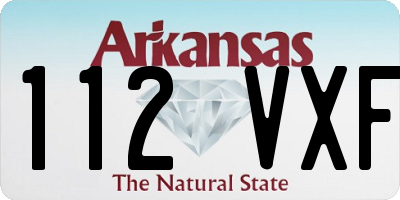AR license plate 112VXF