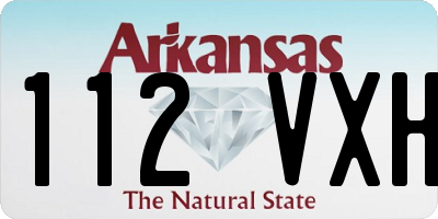 AR license plate 112VXH