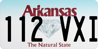 AR license plate 112VXI