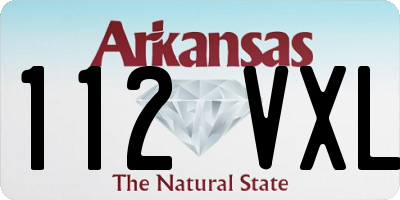 AR license plate 112VXL
