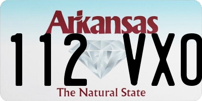 AR license plate 112VXO