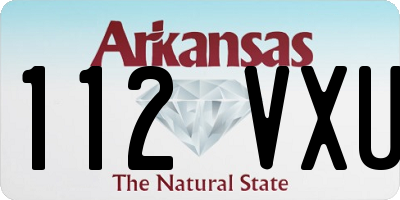 AR license plate 112VXU