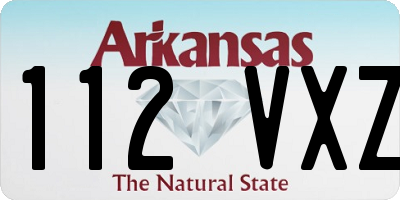 AR license plate 112VXZ
