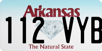 AR license plate 112VYB