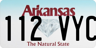 AR license plate 112VYC