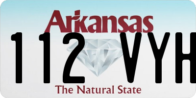 AR license plate 112VYH