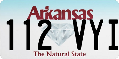 AR license plate 112VYI