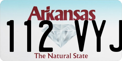 AR license plate 112VYJ