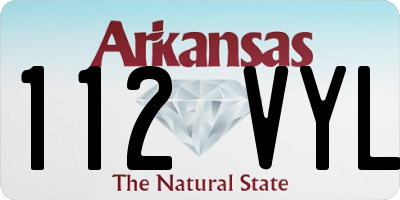 AR license plate 112VYL
